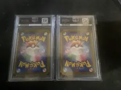 Pokemon Pluse Minum And Plusle Ar Sv3a Raging Surf Sequential Set PSA 10 - Image 2