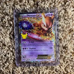 Pokemon TCG Mewtwo EX 54/99 Celebrations Classic Collection Full Art Holo Rare - Image 1