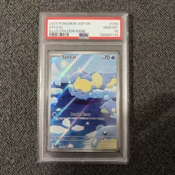 2024 Pokemon SSP en Spheal #199 Illustration Rare PSA 10 - Image 1