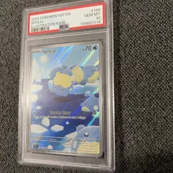 2024 Pokemon SSP en Spheal #199 Illustration Rare PSA 10 - Image 3