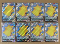 Surfing Pikachu VMax 009/025 Pokemon Celebrations - Lot of 8 - Image 1