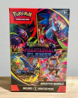 Pokemon TCG Mega Evolution Phantasmal Flames Booster Bundle NEW Sealed - Image 1