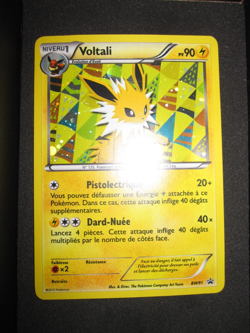 POKEMON PROMO EEVEE EVOLUTIONS (◕‿◕✿) VOLTALI FRENCH JOLTEON BW91 FOIL N/MINT - Image 3