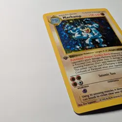 Pokemon Machamp (Base Set Shadowless) 008/102 Deck Exclusives Holo 1st Edition - Image 2