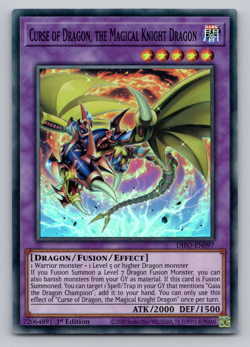 Curse of Dragon, the Magical Knight Dragon - DIFO-EN097 - Super Rare Yugioh - Image 1
