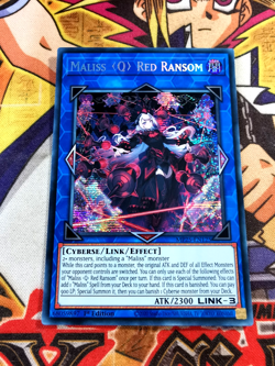 Maliss Q Red Ransom mp25-en125 1st Ed (NEW) Prismatic-Secret Rare Yu-Gi-Oh! - Image 1