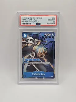 One Piece TCG Trafalgar Law One Piece Promo PSA 10 Winner Pack #009 - Image 1
