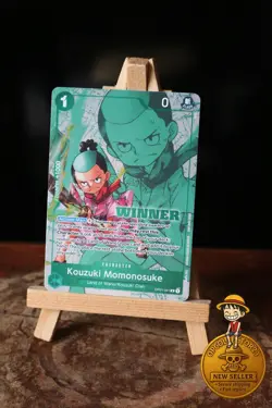 ONE PIECE ENGLISH CARD HOLO GAME KOUZUKI OP01-041 WINNER JCC MINT - Image 1