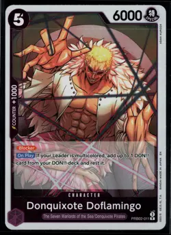 Donquixote Doflamingo PRB02-011 Premium Booster -The Best- Vol. 2 Rare One Piece - Image 1