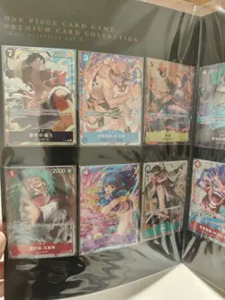 Bandai One Piece OPCG Deluxe Card Collection Vol.3 S-Chinese 12 Cards w/ Binder - Image 3