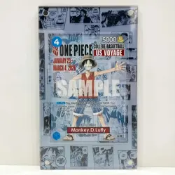 ONE PIECE CCG EXTENDED ART ACRYLIC ALLOY CASE CARD LUFFY P-055 P US VOYAGE L28 - Image 2