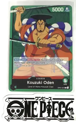 One Piece OP01-031 L Kouzuki Oden - Leader - English - TCG - NM/M - Image 1