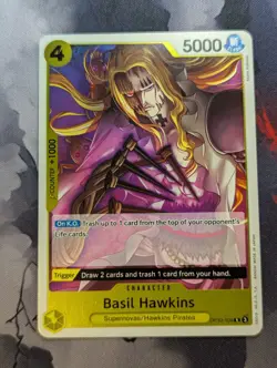 Basil Hawkins- OP10-109 - Rare - Royal Blood - NM -One Piece TCG - Image 1