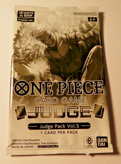 One Piece English Booster Tournament Judge Pack Vol.5 Card Carte Booster Mint - Image 1