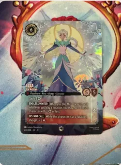 - Disney Lorcana - Elsa - Ice Artisan - Winterspell - Enchanted -233/204 - Image 1