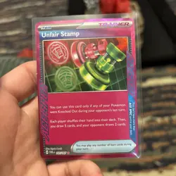 Unfair Stamp 165/167 SV06: Twilight Masquerade Pokemon Card - Image 1