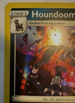 Houndoom 096/163 Stamped Prize Pack Series Card Holo NEAR MINT - Image 2
