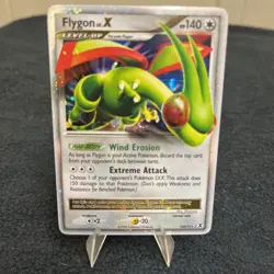 Pokemon Flygon LV.X Holo Ultra Rare Card 105/111 Rising Rivals 2009 LP - Image 1