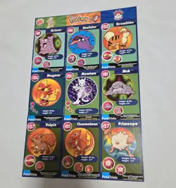Pokemon First Movie Cards Burger King Master Trainer Uncut Cards, 19 Total - Image 4