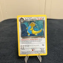 Pokemon Cards Dark Dragonite 5/82 Team Rocket Holo Rare - Image 1