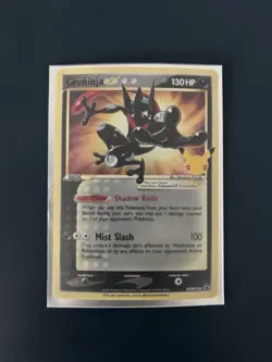 Pokemon Greninja Gold Star SWSH144 Promo Card Near Mint - Image 1