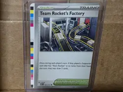 Pokemon TCG Error Miscut Card Team Rocket's Factory Ascended Heroes 203/217 - Image 1