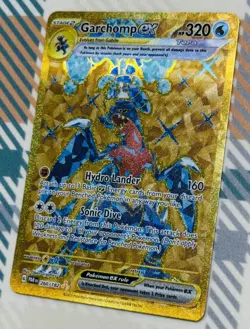 Garchomp EX 260/182 Sv04: Paradox Rift Holo Hyper Rare Pokemon Card NM Gold - Image 1