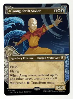 Aang, Swift Savior - Showcase Regular - MTG Avatar - TLA 347 - Image 1