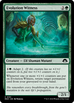 Evolution Witness (REGULAR) x1 - MTG Modern Horizons 3 MH3 #151 - Image 1