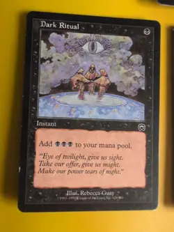 Gush,Dark Ritual,Brainstorm,Counterspell. MTG 4 Card.Mercadian MAsques - Image 4