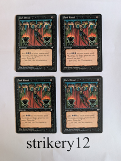 4x Dark Ritual – Ice Age – MTG - Image 1