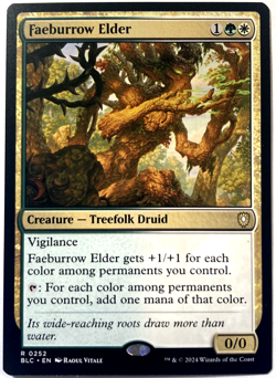 MTG Faeburrow Elder Commander: Bloomburrow 0252 NM - Image 1