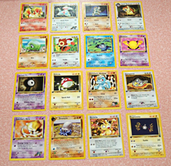 Pokemon First Edition 16 Card Lot Mixed Bundle Non-Holo CCG LP Vintage Collect - Image 5