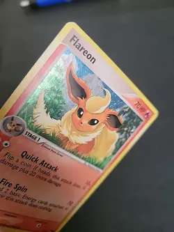 MP Pokemon TCG Flareon 2/17 Pop Series 3 Rare Holo - Image 5