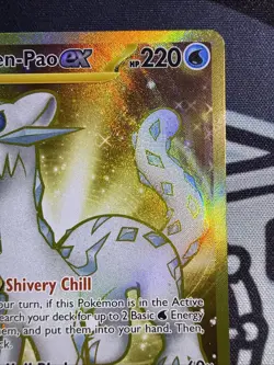 Chien-Pao EX Hyper Rare Gold Holo 274/193 Pokemon Paldea Evolved - Image 3