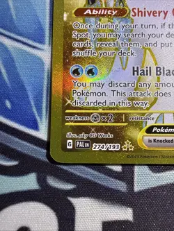Chien-Pao EX Hyper Rare Gold Holo 274/193 Pokemon Paldea Evolved - Image 5