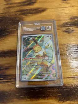 TAG 10 Eevee Black Star Promo #173 Pokemon Prismatic Evolutions ENGLISH GEM MINT - Image 1