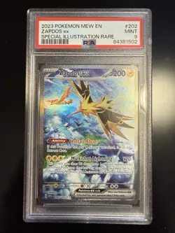 Zapdos ex 202/165 SV: Scarlet & Violet 151 NM Pokemon 2023 - Image 1