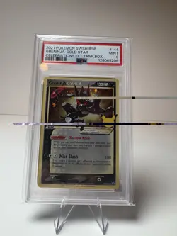 Pokemon SWSH Promo Greninja Star Gold Star SWSH144 Holo PSA 9 Celebrations - Image 1