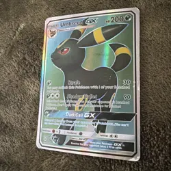 Pokemon TCG Umbreon GX Full Art Ultra Rare 142/149 SM Base Holo English - Image 3