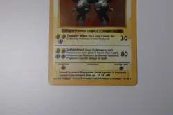 Pokemon Base Set Shadowless Magneton 9/102 Rare LP/NM- WOTC 1999 - Image 3