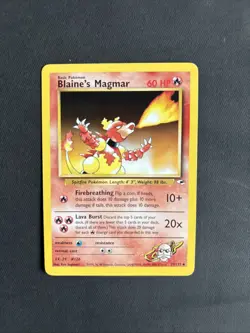 Pokemon TCG Blaine's Magmar Gym Heroes 37/132 Regular Unlimited Uncommon - Image 1