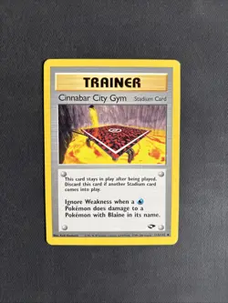 Pokemon TCG Cinnabar City Gym Gym Challenge 113/132 Regular Unlimited Uncommon - Image 1
