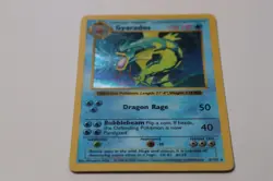 Pokemon Gyarados 6/102 Holo Shadowless Base Set WOTC 1999 LP/MP - Image 4
