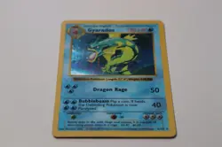 Pokemon Gyarados 6/102 Holo Shadowless Base Set WOTC 1999 LP/MP - Image 5