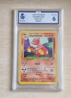 Charmeleon 24/102 Base Set 1999 Pokemon Card - Graded MGC 6 - Image 1