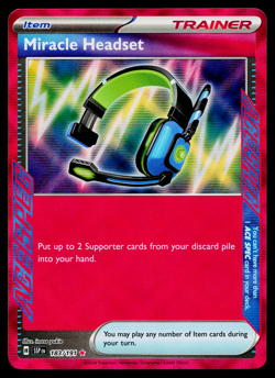 MIRACLE HEADSET 183/191 SURGING SPARKS POKEMON TCG - Image 1