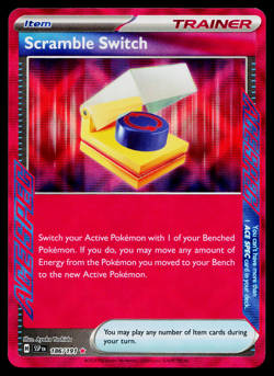 SCRAMBLE SWITCH 186/191 SURGING SPARKS POKEMON TCG - Image 1