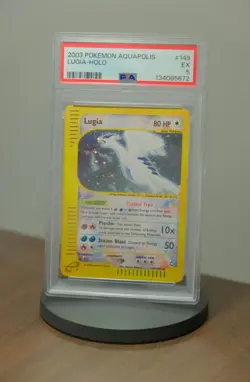 2003 POKEMON AQUAPOLIS #149 LUGIA-HOLO PSA 5 - Image 3