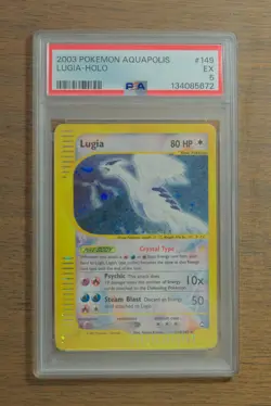 2003 POKEMON AQUAPOLIS #149 LUGIA-HOLO PSA 5 - Image 5